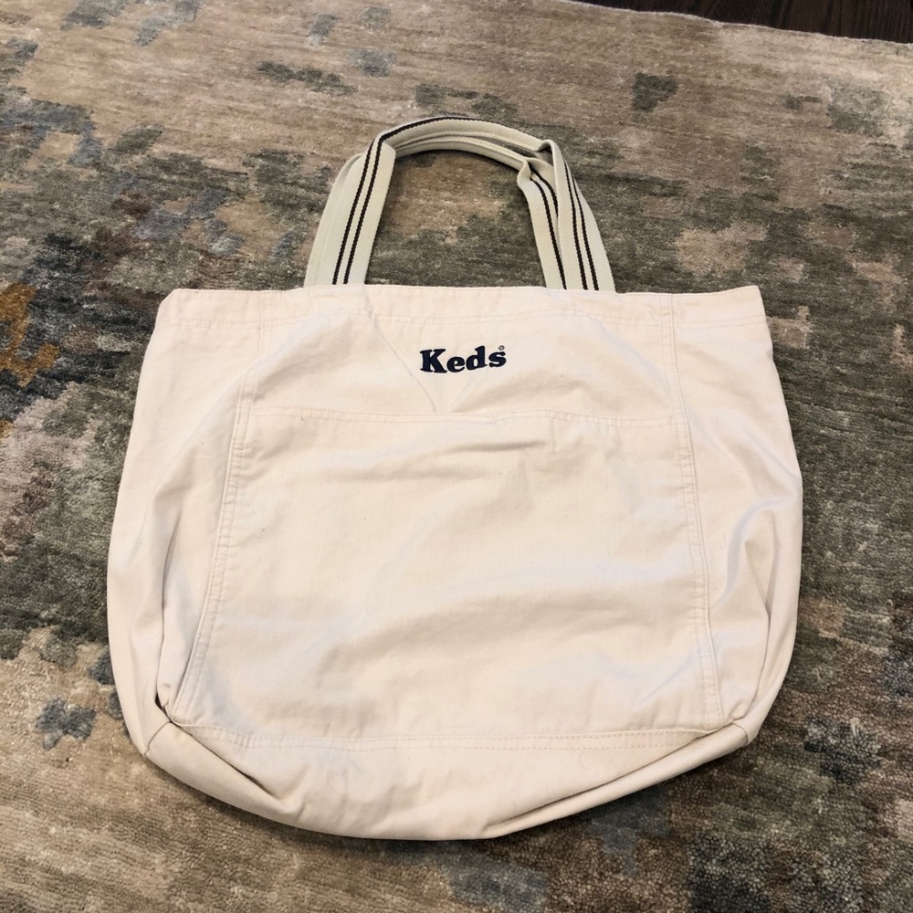 Keds Beige Tote Bag